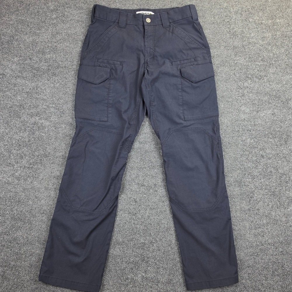 First Tactical V2 Pants Mens 32x32 Cargo Utility Work Midnight Navy Blue Ripstop